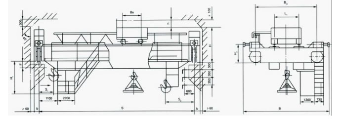 Isolation crane drawing