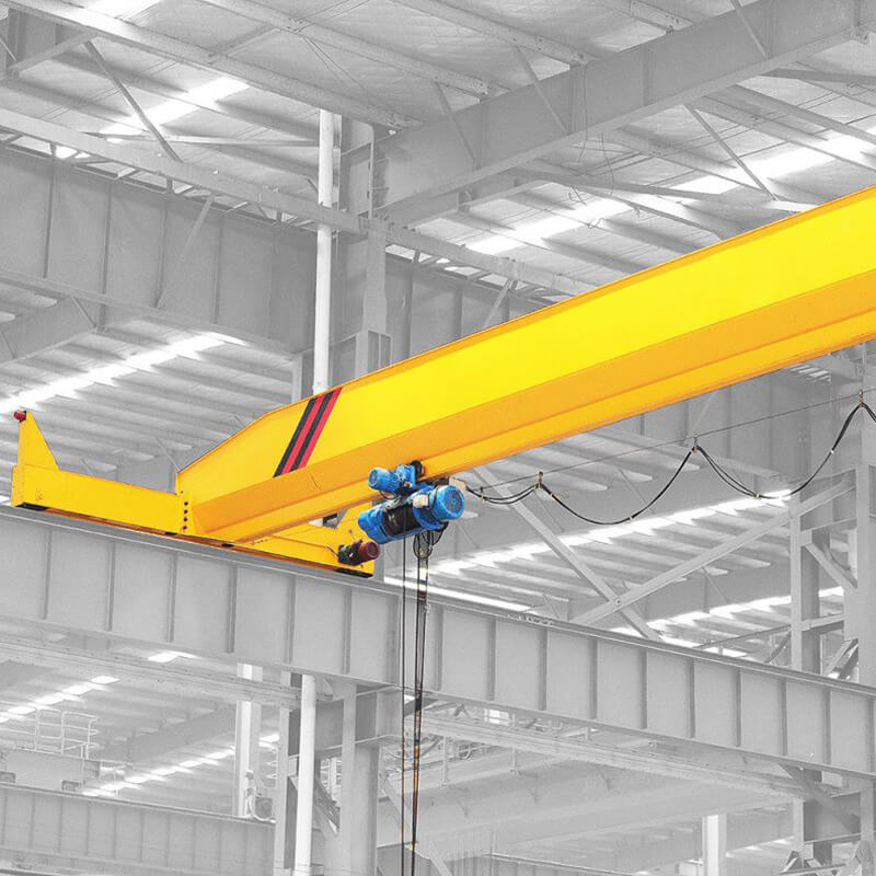 single girder overhead crane with cd/md wire rope hoist 