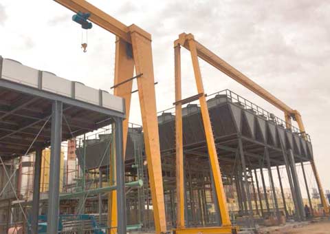 Full Gantry Crane with Single Girder Design: