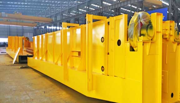 main girder production of double girder overhead bridge crane 