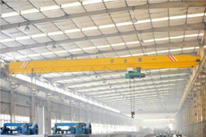 indoor application of single girder overhead crane