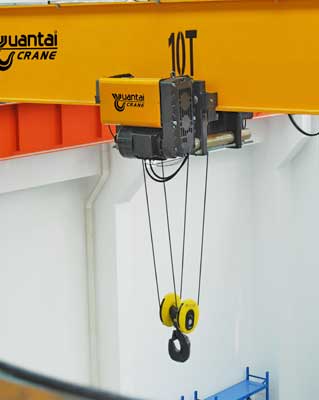 Electric wire rope hoist with fem standard design for single girder low profile bridge crane 