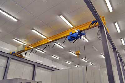 Explosion proof top running single girder overhead crane