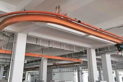 Monorail crane , straight and curved monorail hoist crane