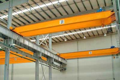 General use double girder overhead crane with electric hoist crab trolley 