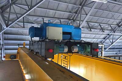 Electric wire rope hoist  trolley for double girder overehad crane 