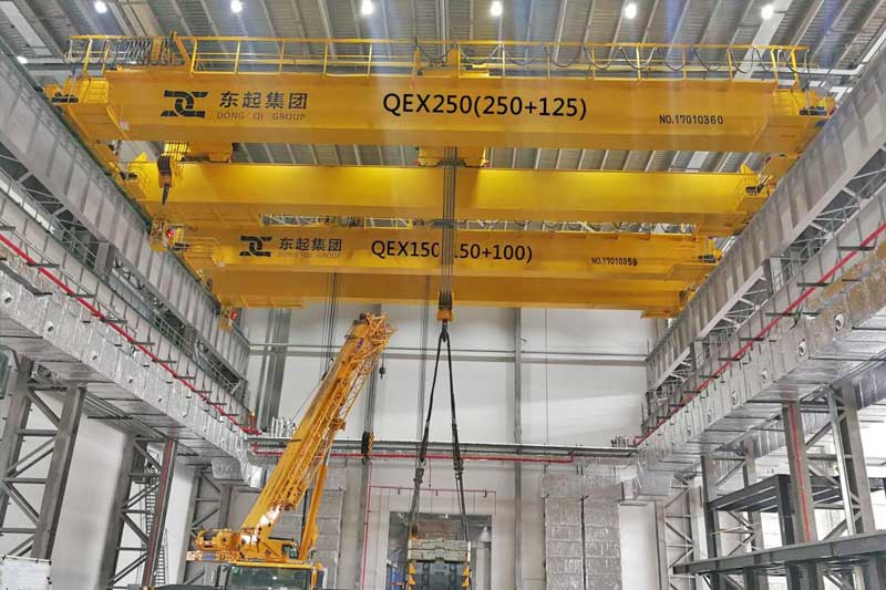 QDX Type: European Style Heavy Duty Overhead Crane with Built-Up Hoist Design