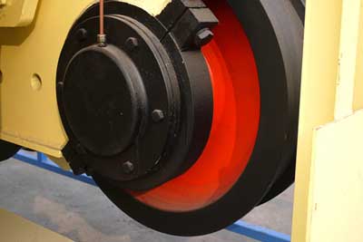 Crane wheel  - main part of gantry crane