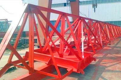 Truss girder - main parts and componets of double girder truss gantry crane 