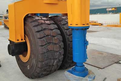 Rubber tyred positioning - 80 ton rubber tyred gantry crane for sale Malaysia project 
