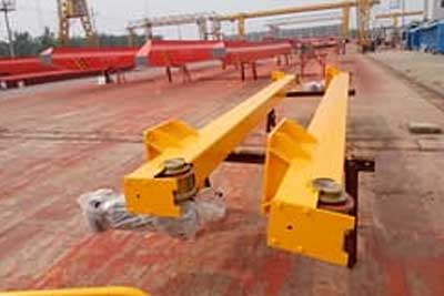 Ground beam - main parts of European style single girder gantry crane 