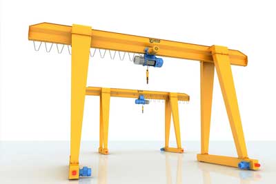 Single girder gantry crane design 