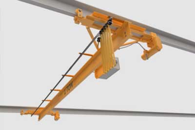 Underhung single girder overhead crane design