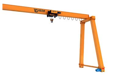 Semi-gantry crane design