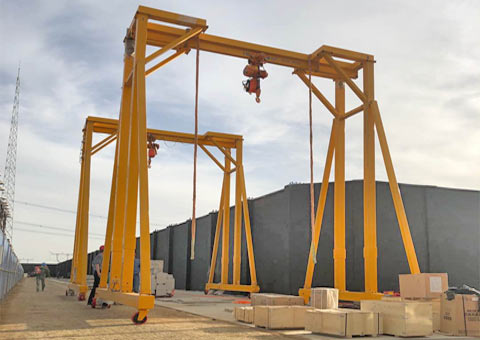 mobile gantry cranes for sale, customized with capacity up to 10 ton 