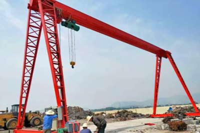 Truss legsingle girder gantry crane