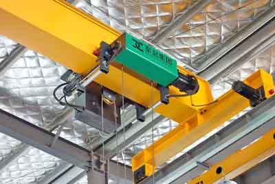 European style electric wire rope hoist for single girder crane 