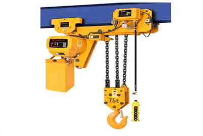 low headroom electric chain hoist 