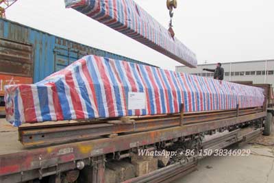 Main beam  of overhead crane parcked for delivery