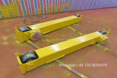 End carriages of 3 ton overhead crane 