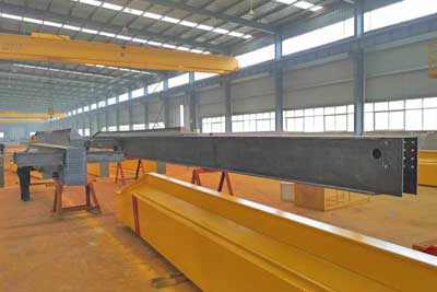 Main beam of the 5 ton single beam gantry crane for sale Australia 