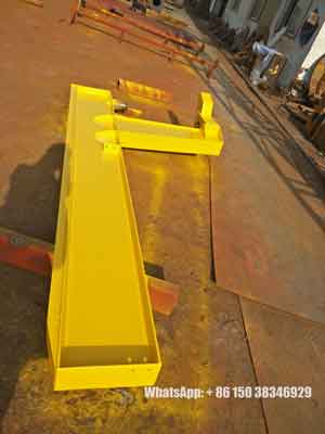 Rotating cantilever or jib arm of the 2 ton floor mounted jib crane for Oman