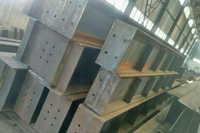 Overhead crane runway bearing beams 