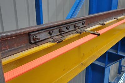 Crane busbar installation 