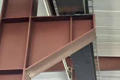  columns brackets for overhead crane runway installation 