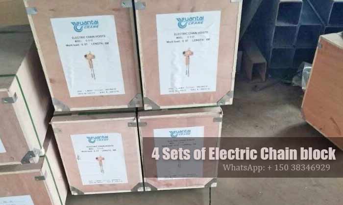 4 sets of electric chain blocks for sale Saudi Arabia