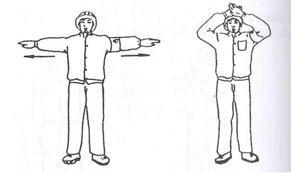 Emergency stop signal & end of the work  for crane control and operation 