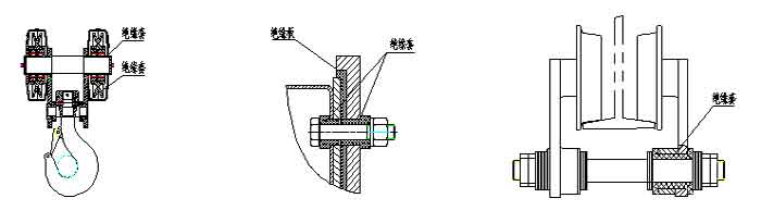 Insulation type single girder crane 