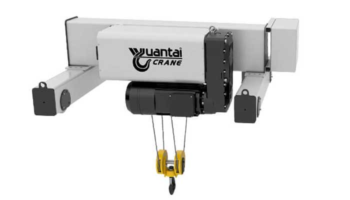 Intelligent features of double girder smart hoist with capacity from 3 ton to 80 ton 