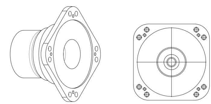 Lifting motor reducer of electric wire rope hoist 