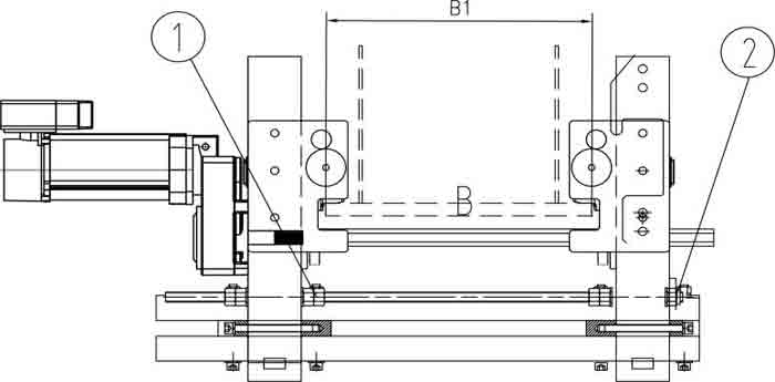 monorail hoist drawing 