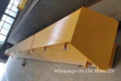 10 ton double girder overhead crane for sale Uganda- double girders divided into four sections 