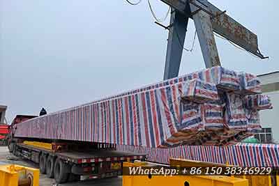 Delivery of 11 sets of double girder overhead crane for Pakistan 