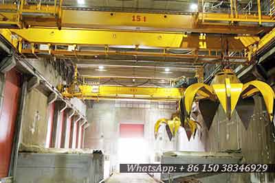 Garbage Grab Overhead Cranes For Sale