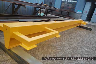 Main girder of  nonrail travelling portable gantry crane 10 ton for sale Canada