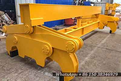 overhead crane attachment for ingot, billet, and slab handling 