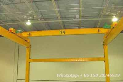 Free standing overhead bridge crane 1 ton for sale 