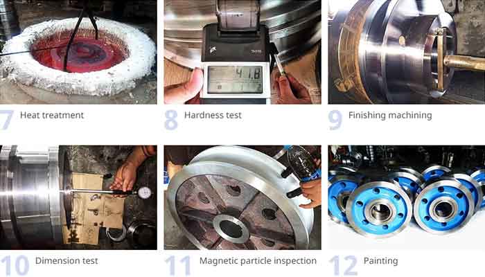 crane wheel fabrication proceture  part 2