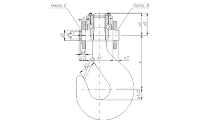  Crane hook design services and hook processing services