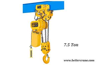 7.5 Ton Electric Chain Hoist with Electric Trolley, Good Price