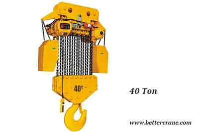 40 Ton Chain Hoist, Motorized Trolley Electric Chain Hoist,High Capacity Hoist 