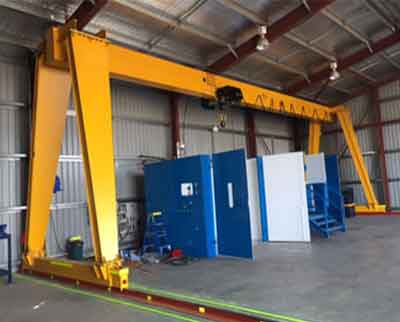 outdoor gantry crane  5 ton with single girder design 