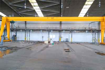 No Cantilever Gantry Crane with Single Beam Design 10 ton for sale