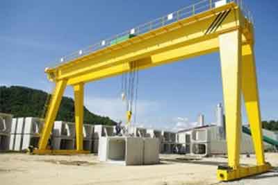 No Cantilever Gantry Crane with Double Beam Design 10 ton for sale