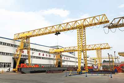 Single Cantilever Gantry Crane with Truss Girder Design 10 ton for sale