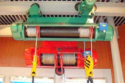 double hook wire rope electirc hoist